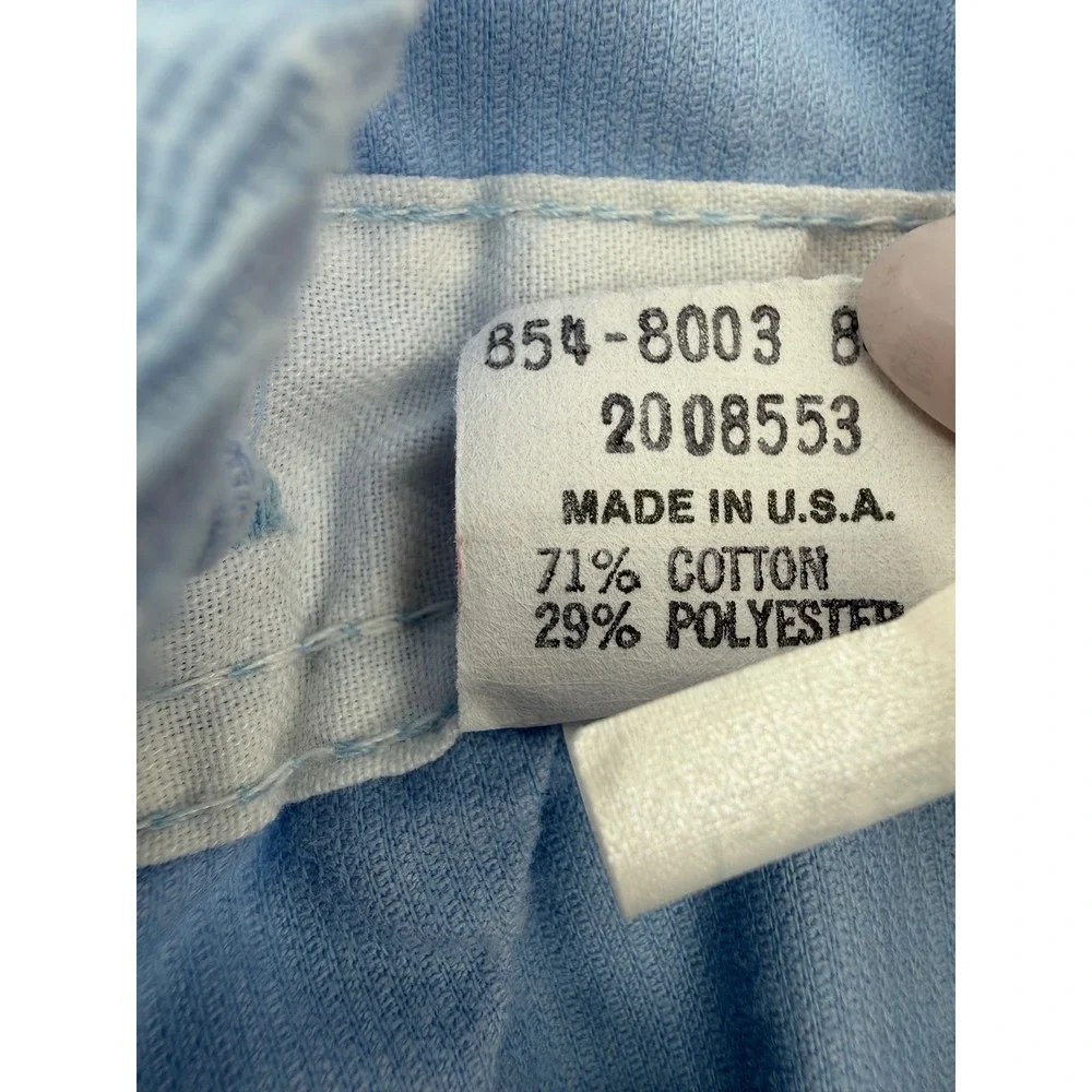 Vintage OshKosh Bgosh Baby Overalls 3/6 Months Blue Corduroy Footed Vestbak USA